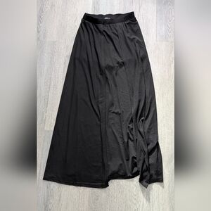Foxblood Darla Black Mesh Maxi Skirt Built In Shorts Goth XS